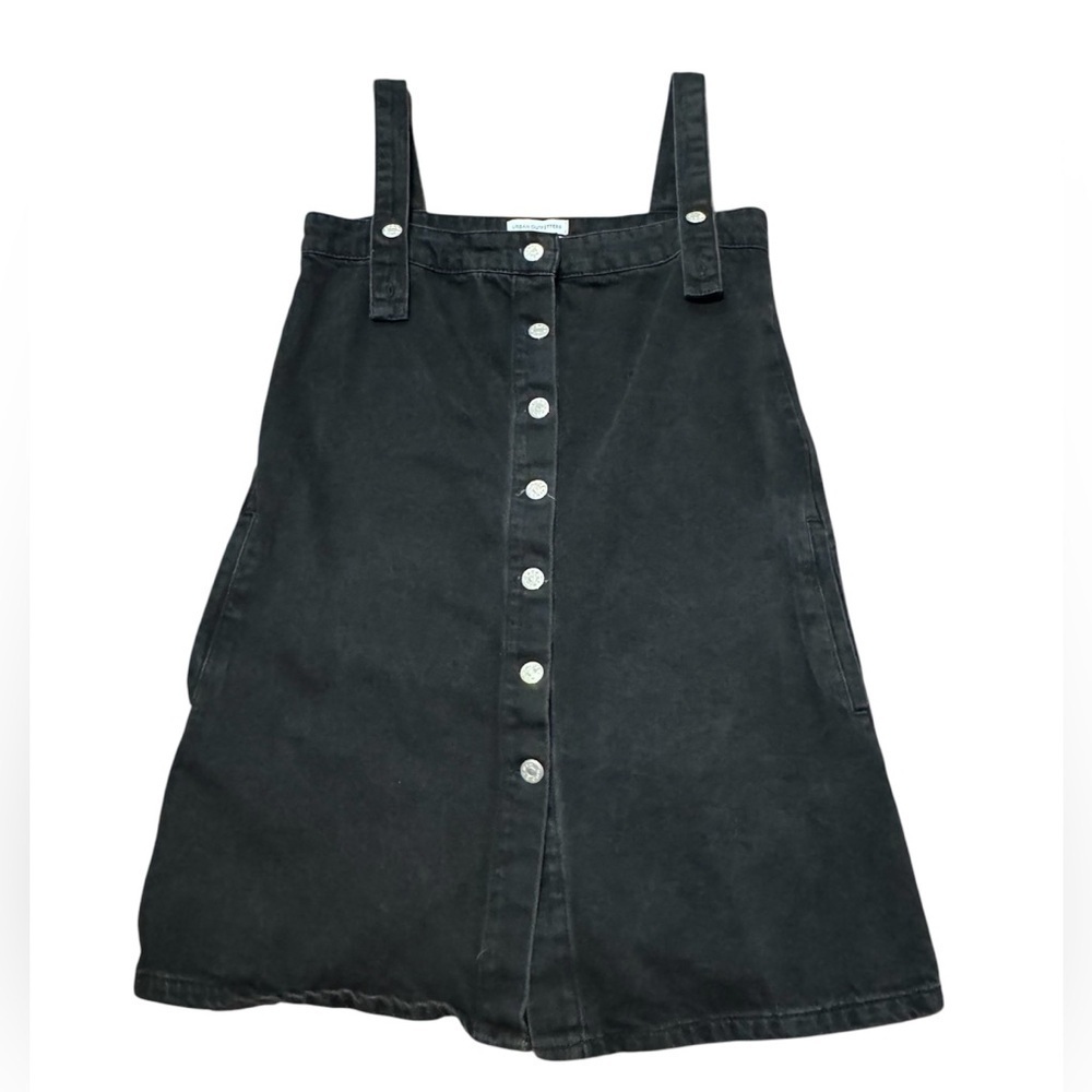 urban outfitters button down denim dress Overall Black Jean Front Size Small Ladies dresses Color:pink print saldi_fino_70 Crochet Swimsuit Cover Up